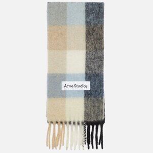 Acne Multicolor Checkered Scarf